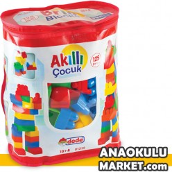 BZ-01313 Akıllı Çocuk Blokları / 125 Parça