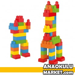 BZ-01313 Akıllı Çocuk Blokları / 125 Parça