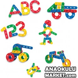 BZ-01903 Clic Clak Box Bloklar / 192 Parça