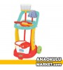 BZ-01965 Temizlik Arabası / 9 Parça