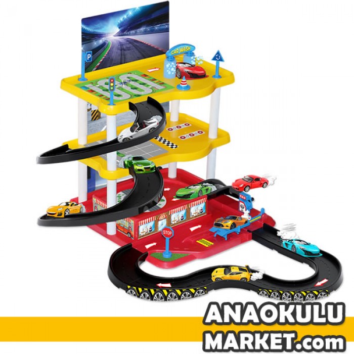 BZ-03068 3 Katlı Garaj Oyun Seti BZ-03068 3 Katlı Garaj Oyun Seti