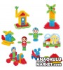 BZ-03324 Kaktüs Bloklar Kutulu / 120 Parça