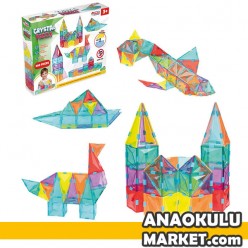 BZ-03925 Kristal Puzzle Bloklar / 300 Parça (Manyetik Değildir)