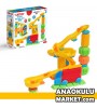 BZ-04119 Kaktüs Bloklar Top Parkuru / 100 Parça
