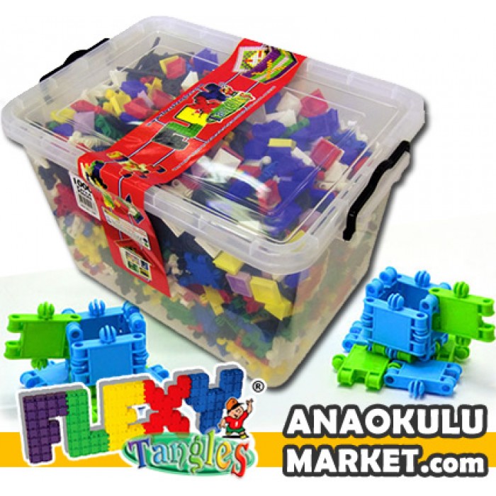 BZ-126 Flexy Tangles Kutulu Blok / 1000 Parça