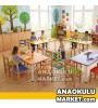 BZ-248522 Dikdörtgen Anaokulu Masası 60x120 cm