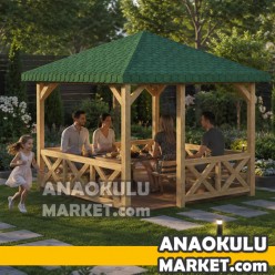 BZ-323431 Ahşap Kare Kamelya