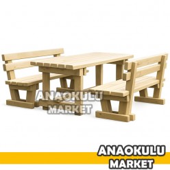 BZ-336030 Ahşap Piknik Masası