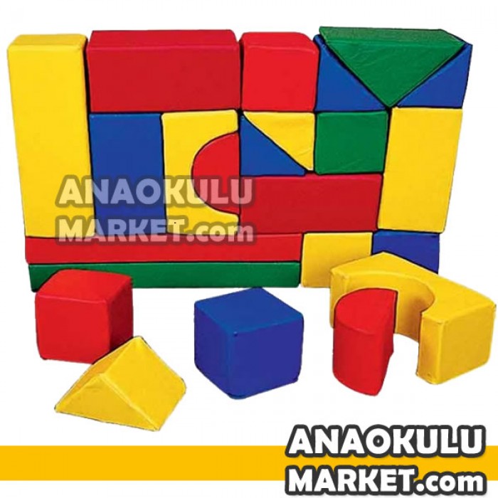BZ-703010 Sünger Eğitim Blokları / 18 Parça